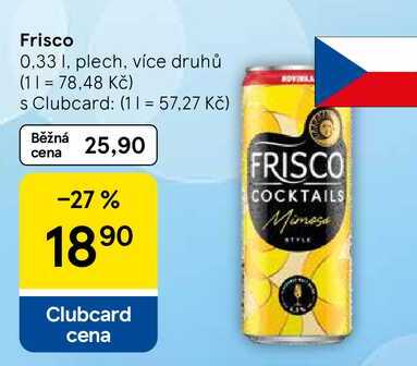 Frisco míchaný nápoj plech, 330ml, různé druhy