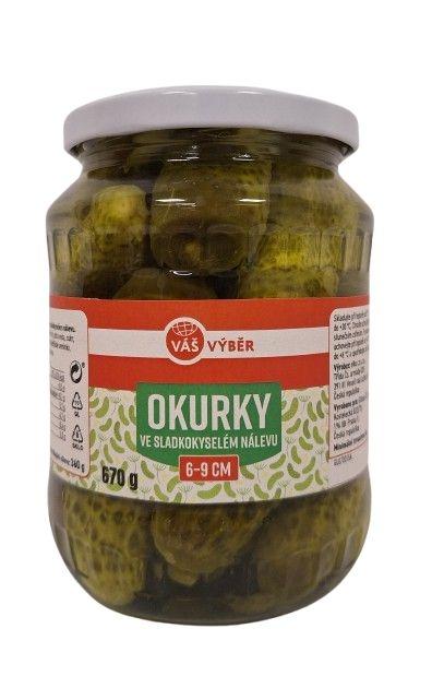 VÁŠ VÝBĚR Okurky, 360 g