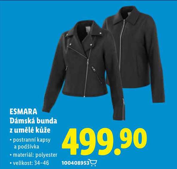 ESMARA Dámská bunda z umělé kůže
