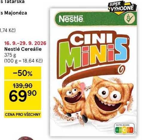 Nestlé Cereálie, 375 g