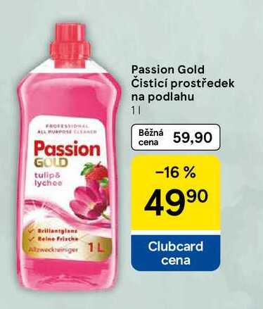Passion Gold Čisticí prostředek na podlahu, 1 l
