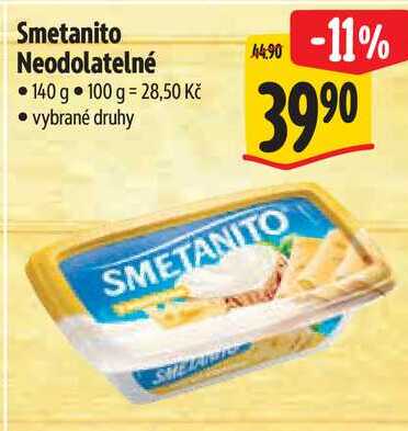 Smetanito Neodolatelné, 140 g