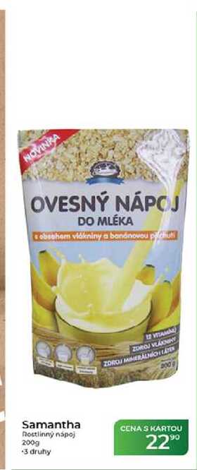 Samantha Rostlinný nápoj 200g