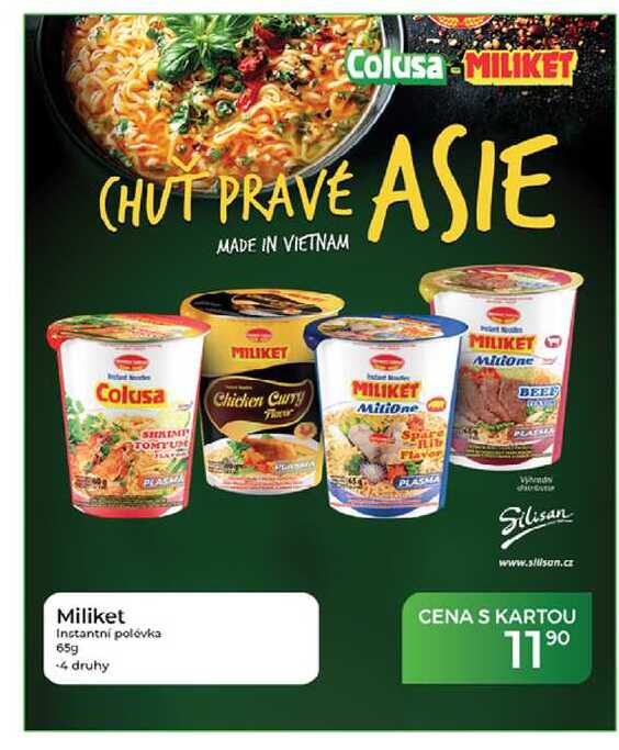 Miliket Instantní polévka 65g