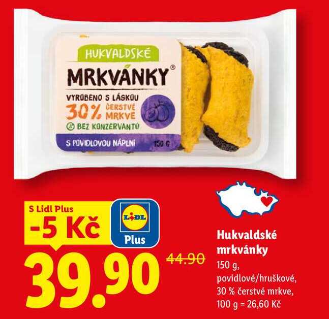 Hukvaldské mrkvánky, 150 g