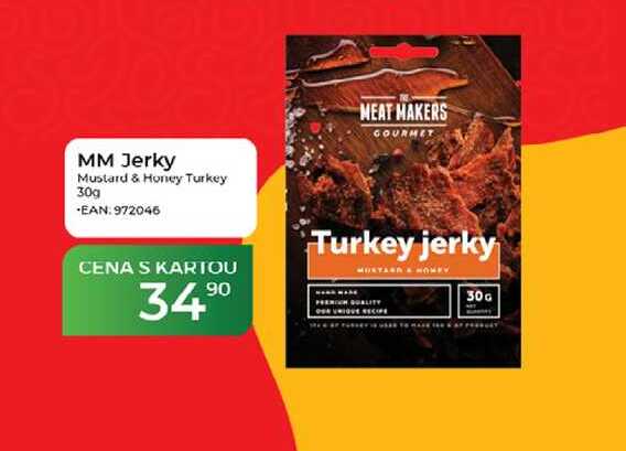 MM Jerky Mustard & Honey Turkey 30g
