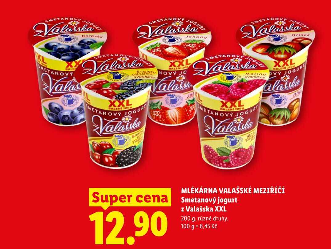 MLÉKÁRNA VALAŠSKÉ MEZIŘÍČÍ Smetanový jogurt z Valašska XXL, 200 g