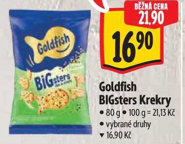 Goldfish BIGsters Krekry, 80 g