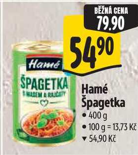 Hamé Špagetka, 400 g