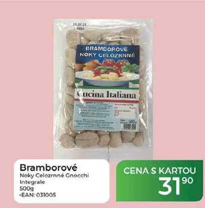 Bramborové Noky Celozrnné Gnocchi Integrale 500g