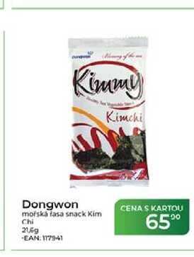 Dongwon mořská fasa snack Kim Chi 21,6 g