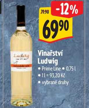Vinařství Ludwig, 0,75 l