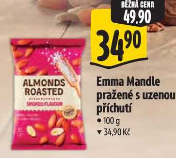 Emma Mandle pražené s uzenou příchutí, 100 g