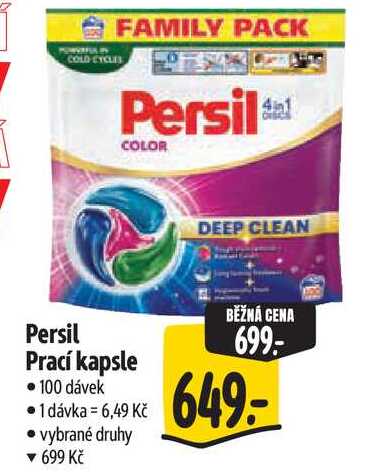 Persil Prací kapsle, 100 dávek