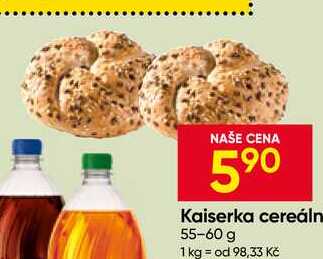 Kaiserka cereální 55g, vybrané druhy