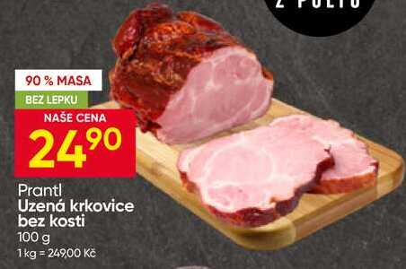 Prantl Uzená krkovice bez kosti 100 g