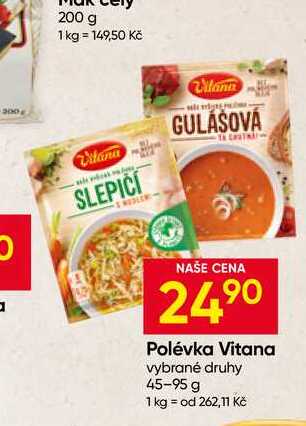 Vitana Polévka vybrané druhy 45-95 g