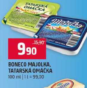 BONECO MAJOLKA, TATARSKÁ OMÁČKA 100 ml