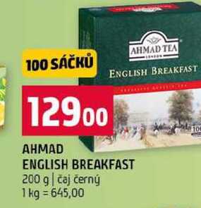 AHMAD ENGLISH BREAKFAST 200 g čaj černý