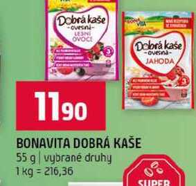 BONAVITA DOBRÁ KAŠE 55 g vybrané druhy 