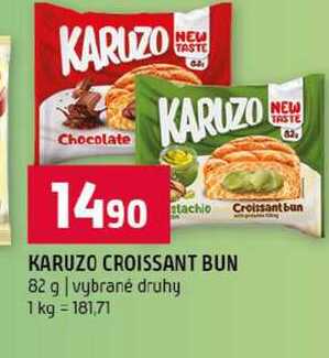 KARUZO CROISSANT BUN 82 g vybrané druhy