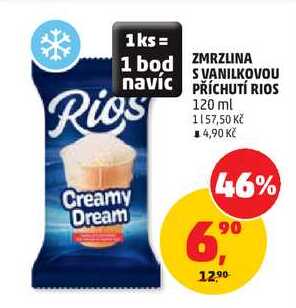 ZMRZLINA RIOS S VANILKOVOU PŘÍCHUTÍ , 120 ml