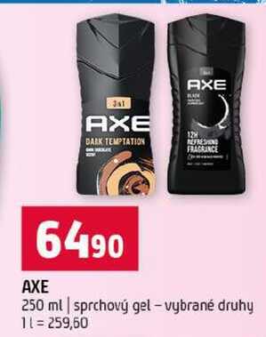 AXE 250 ml sprchový gel vybrané druhy