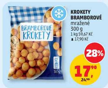 KROKETY BRAMBOROVÉ mražené, 300 g
