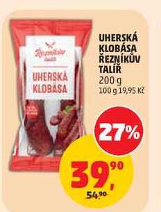 UHERSKÁ KLOBÁSA ŘEZNÍKŮV TALÍŘ, 200 g 