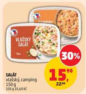 SALÁT vlašský, camping, 150 g