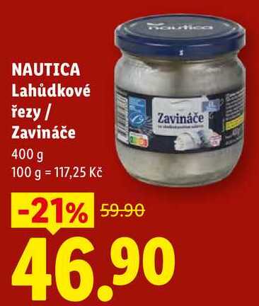 NAUTICA Lahůdkové řezy / Zavináče Zavináče, 400 g