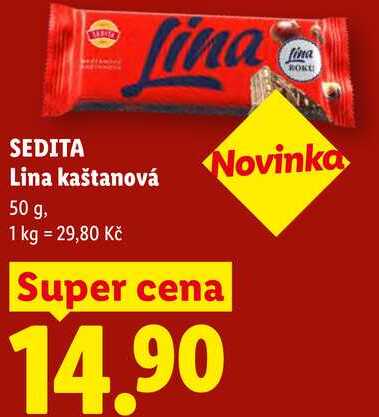 SEDITA Lina kaštanová, 50 g