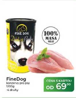 FineDog konzervy pro psy 1200g 