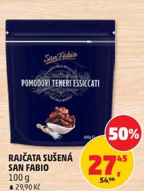 RAJČATA SUŠENÁ SAN FABIO, 100 g