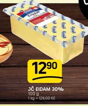 JČ EIDAM 30% 100 g 