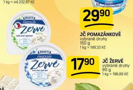 JČ ŽERVÉ vybrané druhy 90 g