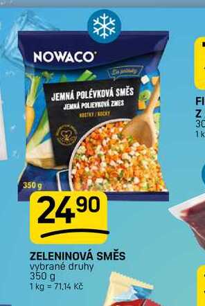 ZELENINOVÁ SMĚS vybrané druhy 350 g