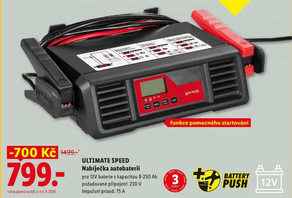 ULTIMATE SPEED Nabíječka autobaterií 