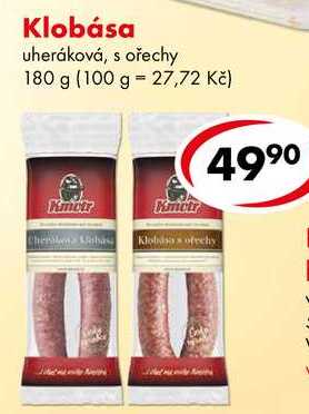 Klobása, 180 g