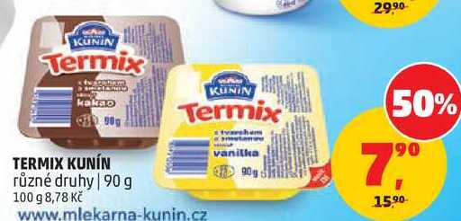 TERMIX KUNIN různé druhy, 90 g