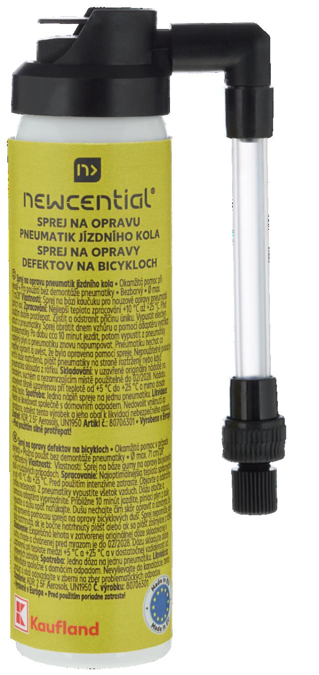 NEWCENTIAL Sprej na opravu kola 75 ml