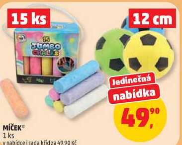 MÍČEK, 1 ks 