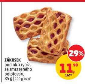 ZÁKUSEK pudink a rybíz, 85 g