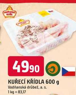 KUŘECÍ KŘÍDLA 600 g 