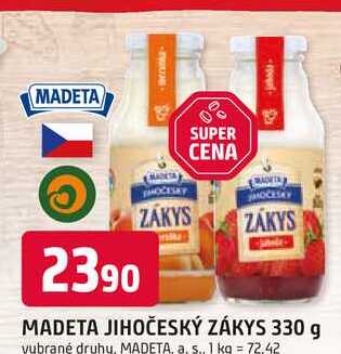 MADETA JIHOČESKÝ ZÁKYS 330 g