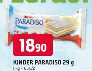 KINDER PARADISO 29 g
