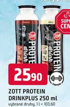 ZOTT PROTEIN DRINKPLUS 250 ml