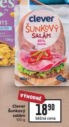 Clever Šunkový salám 100 g 