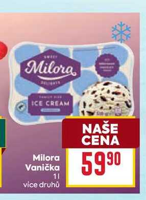 Milora Vanička 1l