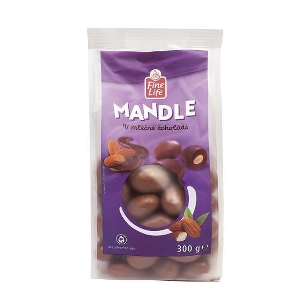 Fine Life Mandle v mléčné čokoládě